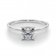 0.91 ct. Cushion Cut Diamond with a 14K WG or YG Solitaire Setting