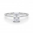 0.63 ct. Radiant Cut Diamond with a 14K WG or YG Solitaire Setting