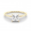 0.94 ct. Princess Cut Diamond with a 14K WG or YG Solitaire Setting