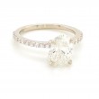 2.02 ctw. Oval Cut Diamond Ring Set in Our Best Seller Diamond Setting