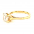 2.15 ct. Round Brilliant Cut Diamond Ring in a 14K YG or WG Cathedral Setting