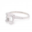 2.25 ct. Oval Cut Diamond Ring set in White Gold
