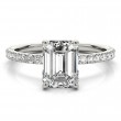 1.88 ctw. Radiant Cut Diamond Engagement Ring