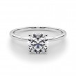 1.01 ct. Lab Grown Round Cut Diamond with a 14K WG or YG Solitaire Setting