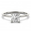 2.27 ct. Princess Cut Diamond Ring in a 14K White Gold Solitaire Setting