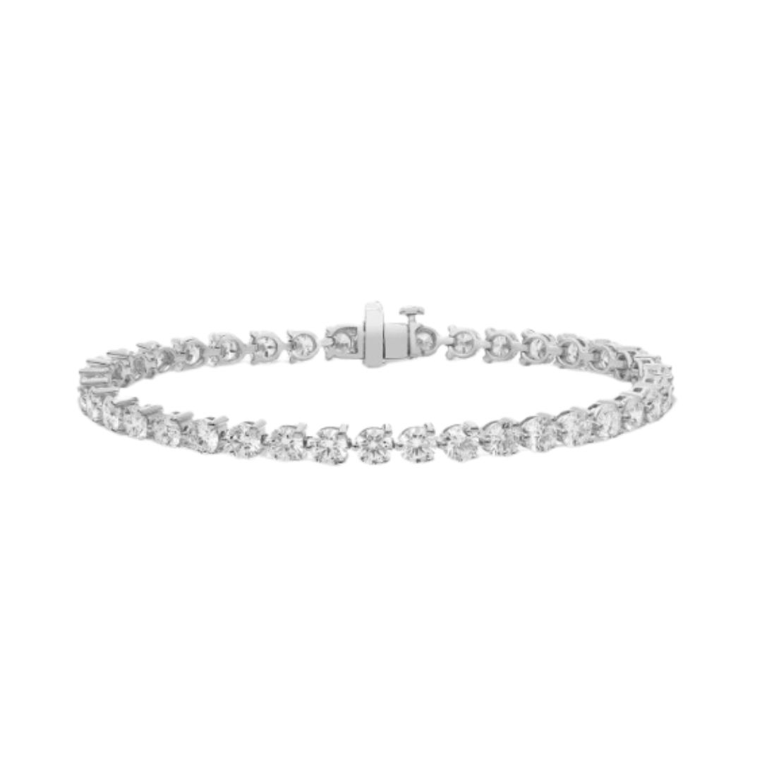 Three Prong Tennis Bracelet