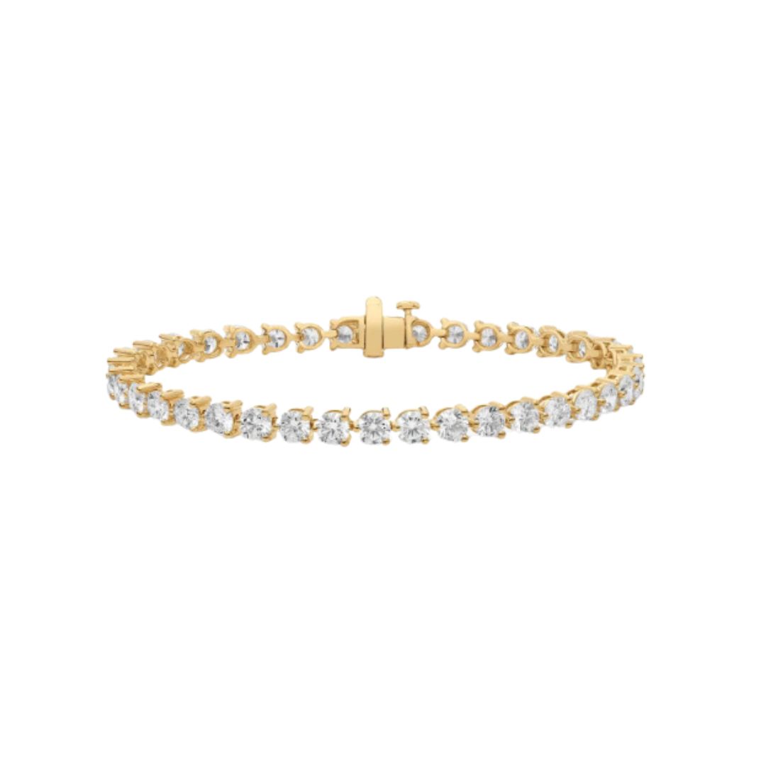 Three Prong Tennis Bracelet