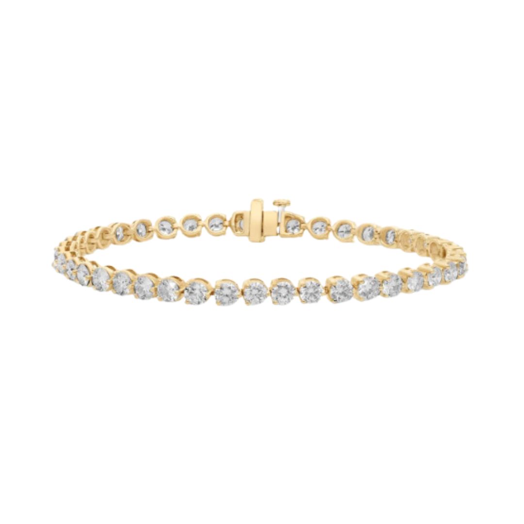 Three Prong Tennis Bracelet