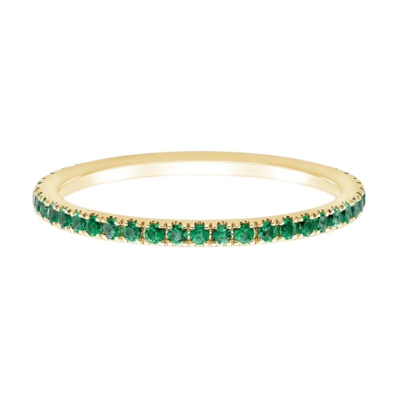 Emerald 14K Yellow Gold Ring