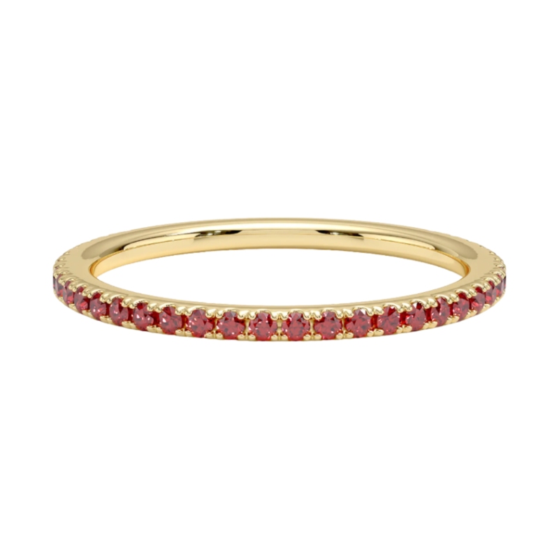 Garnet 14K Yellow Gold Ring